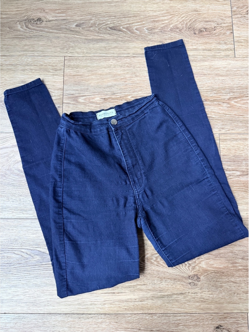 Aphrodite High Rise Skinny Stretch Jeans Navy Size 5